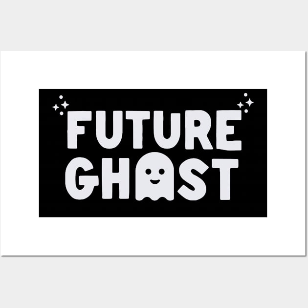 Future Ghost // Cute, Funny Halloween Wall Art by SLAG_Creative